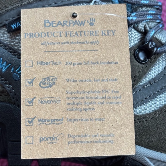 ๐ป BearPaw Gray Suede Hiking Boots - Wide ๐ป - Picture 9 of 16